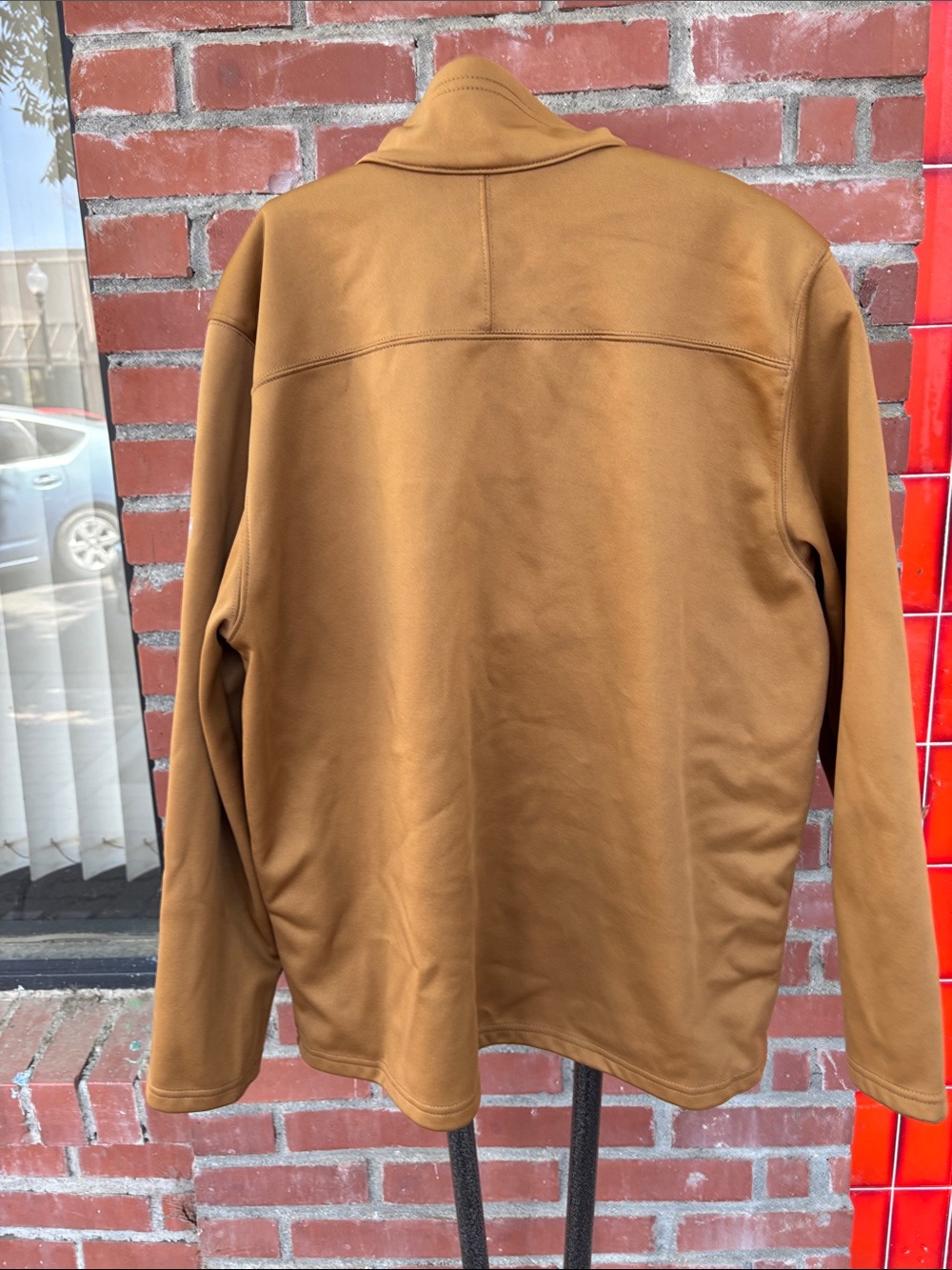 Swiss Tech Men's Tan Softshell Zip Jacket - Picture 6 of 6